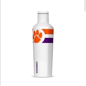 Corkcicle NCAA 16oz Clemson Tigers Triple Insulated Stainless Steel Tumbler